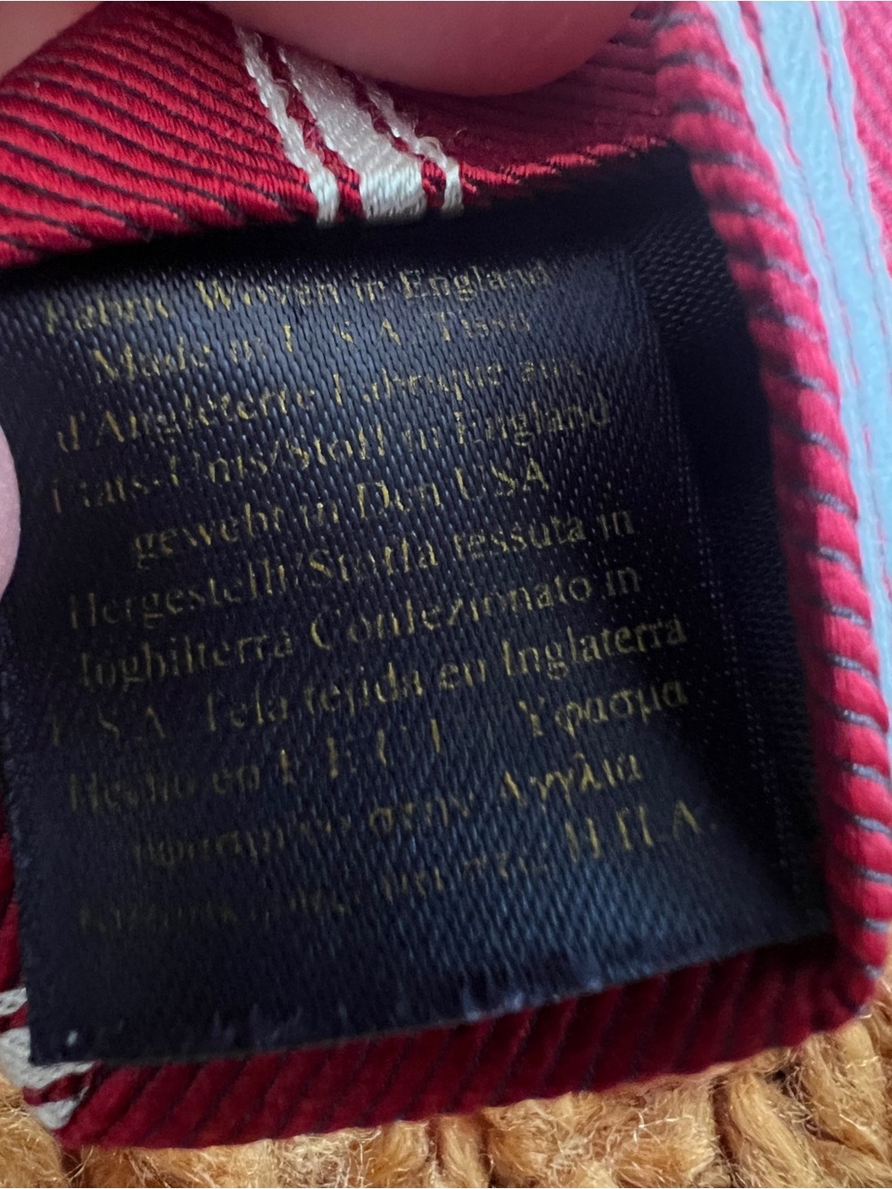 Vintage Brooks Brothers Red Striped Silk Tie - Picture 6 of 9